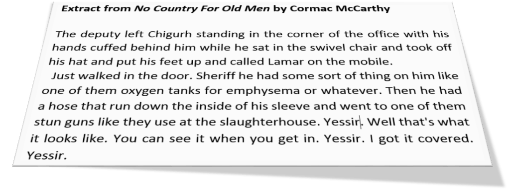 No Country For Old Men