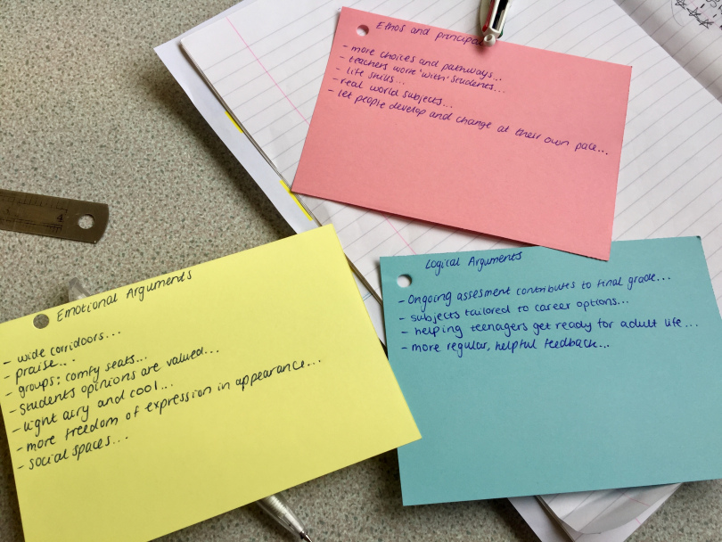 Collaborating persuasive writing